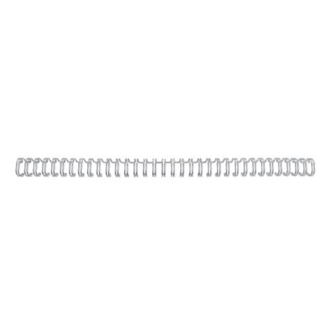 GBC WireBind - 9.5 mm - 34 anelli - A4 (210 x 297 mm) - 85 fogli - argento - 10…