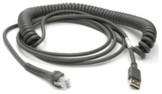 Zebra CBA-U29-C15ZBR cavo USB USB 2.0 4,57 m USB A Nero