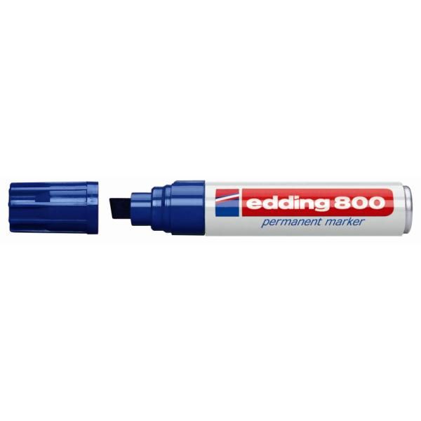 edding 800 - Marcatore - permanente - per vetro, metallo, plastica - blu - 4-12…