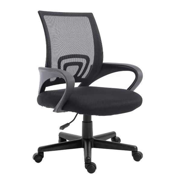equip - Sedia - ergonomico - braccioli - D-shaped - girevole - nylon, rete - ne…