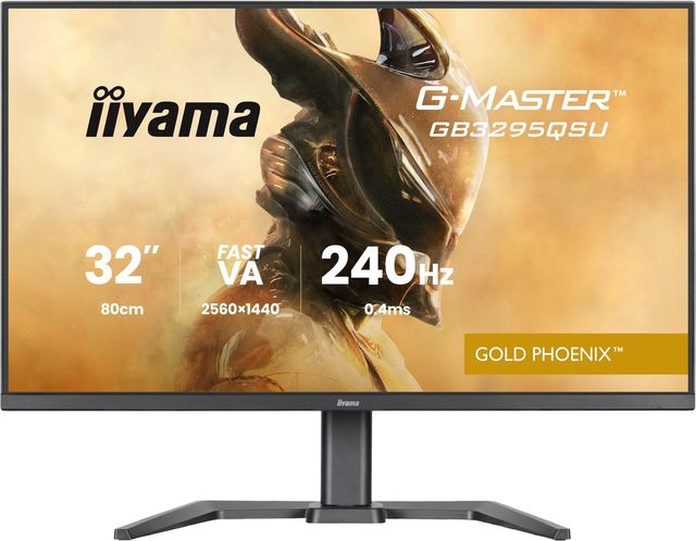 iiyama G-MASTER GB3295QSU-B1 Monitor PC 80 cm (31.5") 2560 x 1440 Pixel Quad HD…