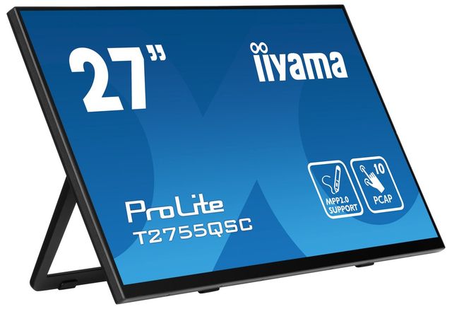iiyama ProLite T2755QSC-B1 - Monitor a LED - 27" - touchscreen - 2560 x 1440 WQ…