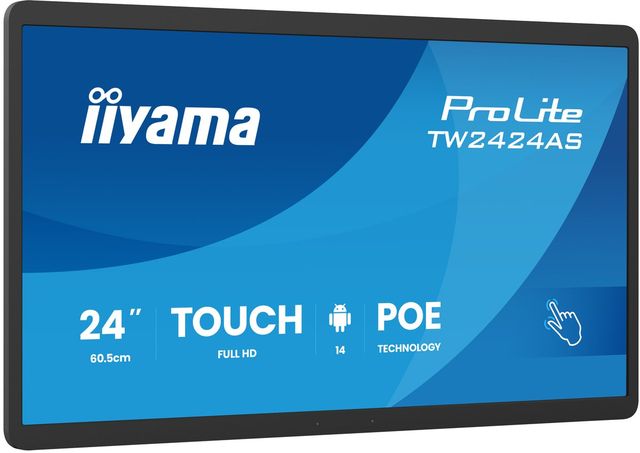 iiyama TW2424AS-B3P ProLite Touch Display 23,8" IPS PCAP 10 punti Android 14 24…