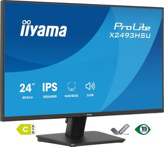 iiyama X2493HSU-B1 Monitor ProLite 24" IPS FHD 120Hz 350cd 1500:1 HDMI DP 2xUSB…