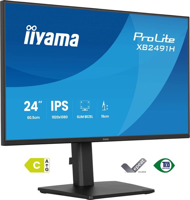 iiyama XB2491H-B1 Monitor ProLite 24" IPS FHD 120Hz 1ms 350cd 1500:1 HDMI DP HA…