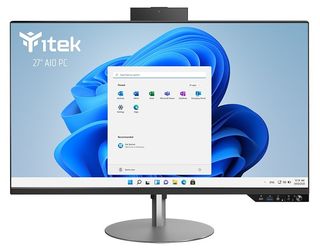 itek AIO Barebone - 27" FHD- H610- 2xDDR4- M.2- 2x SSD/HDD 2.5"- WiFi- BT- Pop-…
