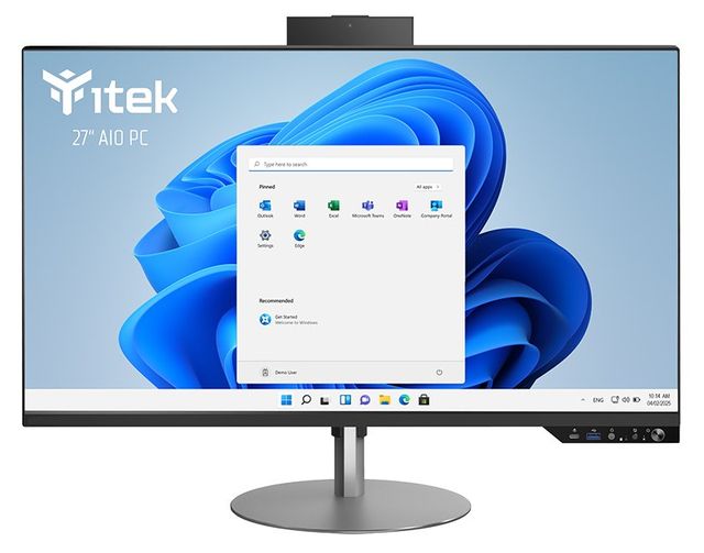 itek AIO Barebone - 27" FHD- H610- 2xDDR4- M.2- 2x SSD/HDD 2.5"- WiFi- BT- Pop-…