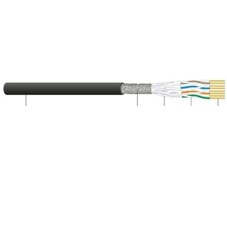 Cablaggio in Rame - CAVO SFTP CAT.6AFCA NERO 500M