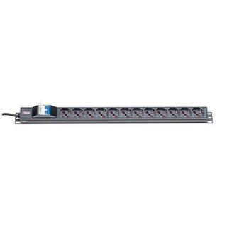 ITRack PDU 1U 12 PRESE UNIVERSALE CON INTERRUTTORE MAGNETICO