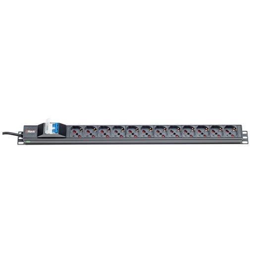 ITRack PDU 1U 12 PRESE UNIVERSALE CON INTERRUTTORE MAGNETICO