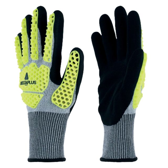 Guanto antiurto EOS NOCUT VV909 - taglia 10 - giallo fluo/grigio - Deltaplus