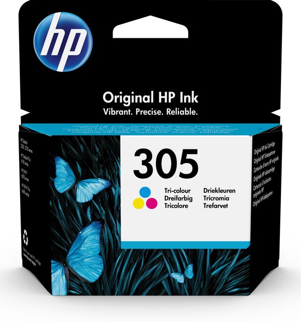 HP 305 - 2 ml - colore (ciano, magenta, giallo) - originale - cartuccia d'inchi…