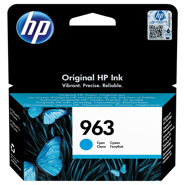 HP 963 - 10.74 ml - ciano - originale - cartuccia d'inchiostro - per Officejet …