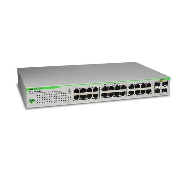 Allied Telesis AT GS950/24 WebSmart Switch - Switch - gestito - 24 x 10/100/100…
