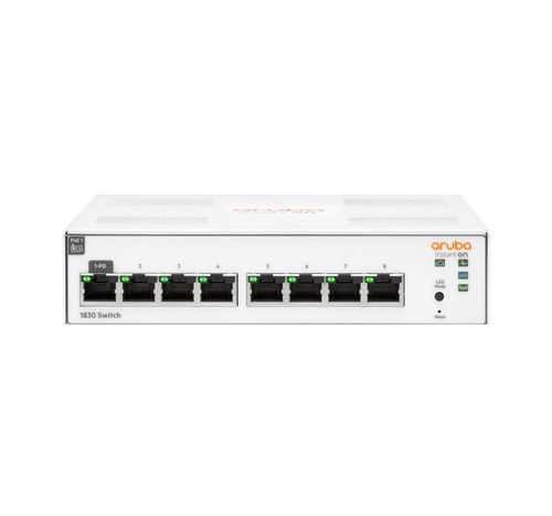 HPE Aruba Instant On 1830 8G Switch - Switch - intelligente - 8 x 10/100/1000 -…