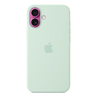 Apple Custodia MagSafe in silicone per iPhone 16 Plus - Acquamarina