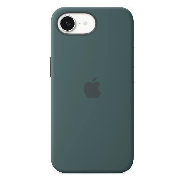 Apple Custodia in silicone per iPhone 16e - Verde lago