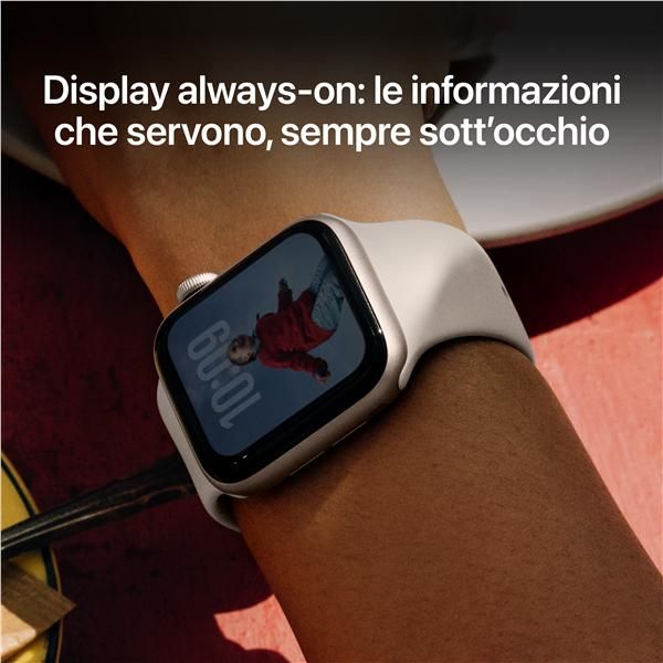 Apple Watch SE (3nd generation) SE 3 GPS + Cellular 44mm Cassa Alluminio Galass…