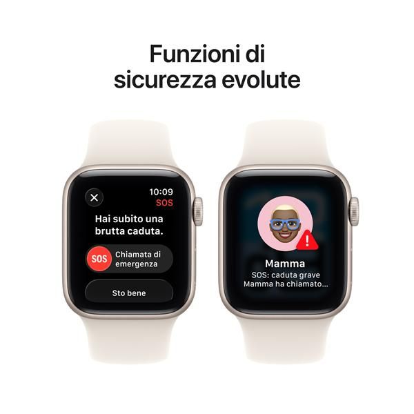 Apple Watch SE (3nd generation) SE 3 GPS 40mm Cassa Alluminio Galassia con Spor…