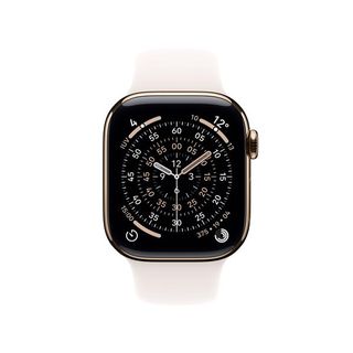 Apple Watch Series 11 GPS + Cellular 42mm Cassa Titanio Oro con Band Rosa Fard …