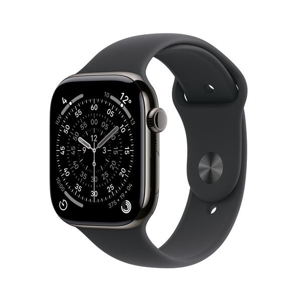 Apple Watch Series 11 GPS + Cellular 46mm Cassa Titanio Ardesia con Sport Band …