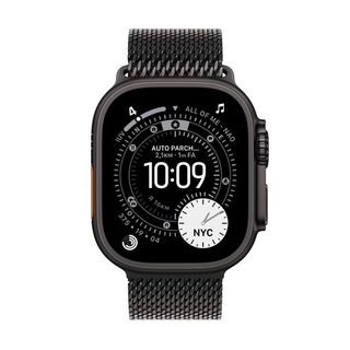 Apple Watch Ultra 3 GPS + Cellular 49mm Cassa Titanio Nero con Loop in maglia M…