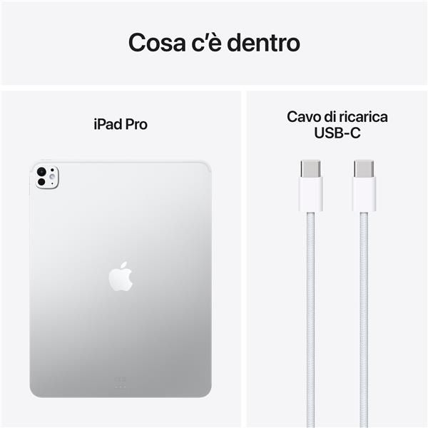 Apple iPad Pro 13ʺ Pro Wi‑Fi 256GB display standard Argento, 33 cm (13ʺ), 2752 …