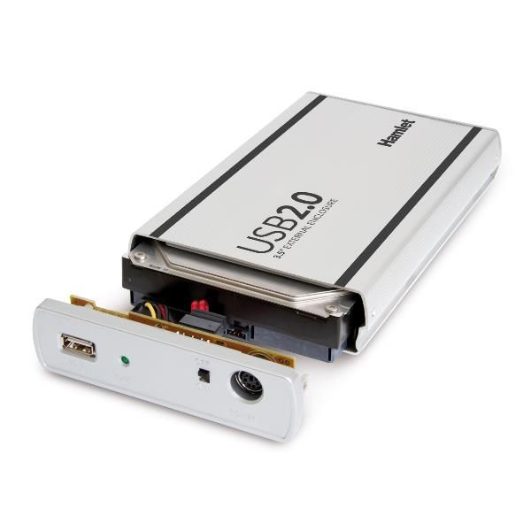 Hamlet HXD3SAUU - Box esterno - 3.5" - SATA 1.5Gb/s - USB 2.0