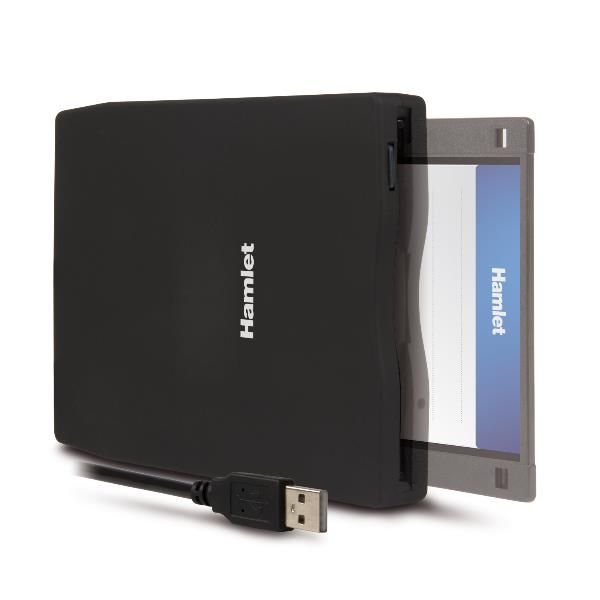 Hamlet XFDUSB - Unità disco - Floppy Disk (1.44 MB) - USB - esterno