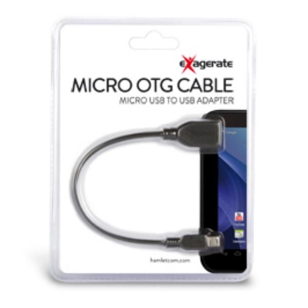 Hamlet XUMICROTG - Adattatore USB - Micro-USB Tipo B (M) a USB (F) - USB 2.0 OT…