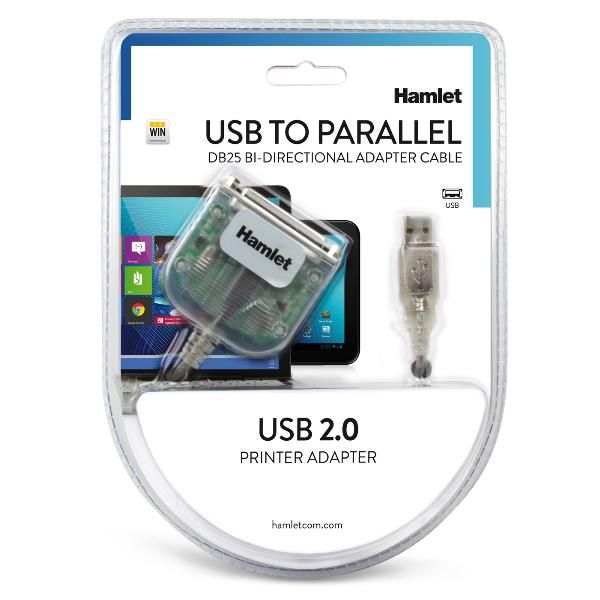 Hamlet XUPP25 - Scheda parallela - USB 2.0 - IEEE 1284