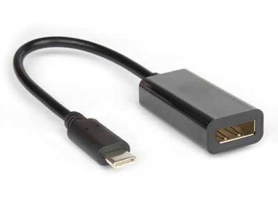 Hamlet XVAUC-DP4K - Adattatore video - USB-C (M) a DisplayPort (F) - USB 3.1 - …