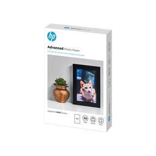 Hp - Confezione da 100 Fogli Carta originale fotografica lucida - 10 x 15 cm se…