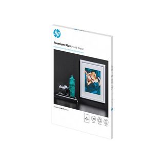 Hp - Confezione da 20 Fogli Carta originale fotografica Hp Premium Plus lucida …