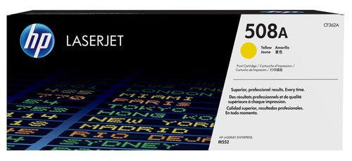 Hp - Toner originale- 508A - Giallo - CF362A - 5.000 pag