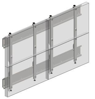 ITB Solution Structure 2 x 2 - Staffa - per video wall - dimensione schermo: 45…