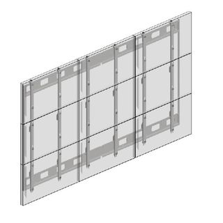 ITB Solution Structure 3 x 3 - Staffa - per video wall - dimensione schermo: 46…