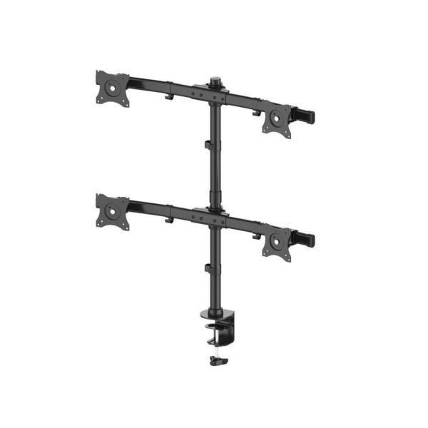 ITB Solution Table stand 2 x 2 - Supporto - per 4 display LCD - acciaio - nero …