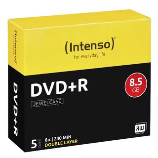 Intenso - 5 x DVD+R DL - 8.5 GB 8x - astuccio
