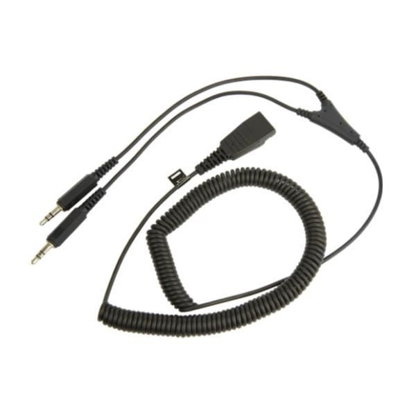 Jabra - Cavo per cuffie - mini-jack maschio a disconnessione rapida maschio - 2…