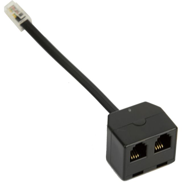 Jabra - Splitter telefono - RJ-10 femmina a RJ-10 maschio