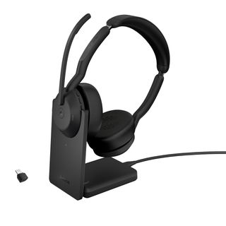 Jabra Evolve2 55 MS Stereo - Cuffie con microfono - on-ear - Bluetooth - senza …