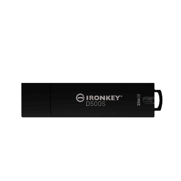 Kingston IronKey D500S - Chiavetta USB - crittografato - 256 GB - USB 3.2 Gen 1…