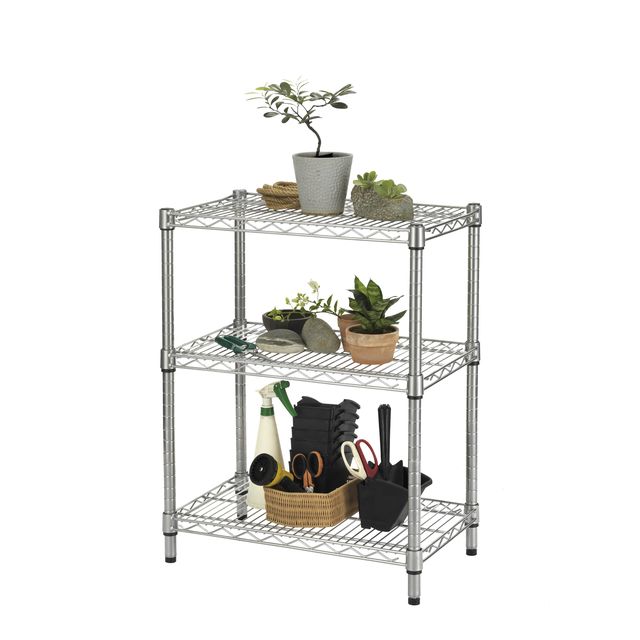 Kit scaffale Archimede Outdoor - 3 ripiani - 36 x 60 x75 cm - acciaio zincato -…