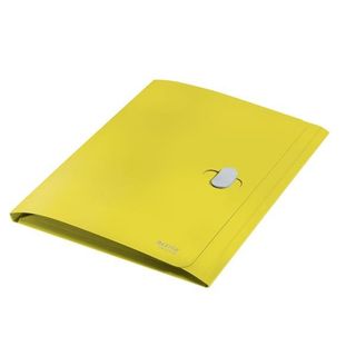 Leitz Recycle - Cartelletta a 3 lembi - per A4 - capacità 250 fogli - giallo
