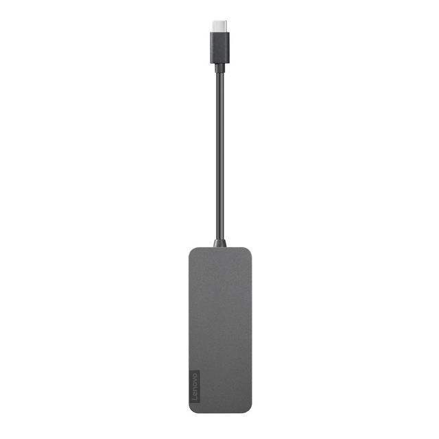 Lenovo USB-C to 4 Port USB-A Hub - Hub - 4 x SuperSpeed USB 3.0 + 1 x USB-C - d…