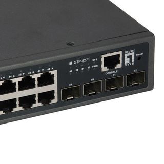 LevelOne GTP-5271 - Switch - L3 Lite - 48 x 10/100/1000 (PoE+) + 4 x 10 Gigabit…