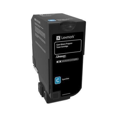 Lexmark - Toner - Ciano - 74C20C0 - return program - 3.000 pag