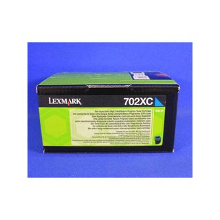 Lexmark 702XC - Extra High Yield - ciano - originale - cartuccia toner LCCP, LR…