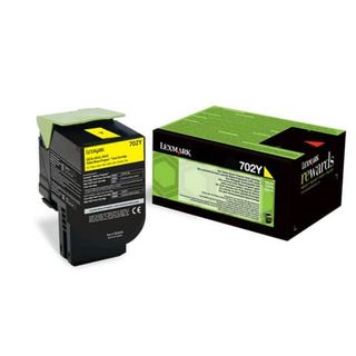 Lexmark 702Y - Giallo - originale - cartuccia toner LCCP, LRP - per Lexmark CS3…